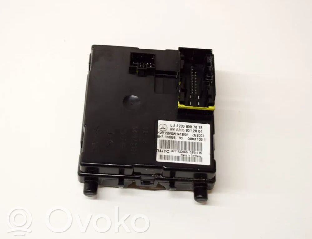 Mercedes-Benz C W205 Inne wyposażenie elektryczne 