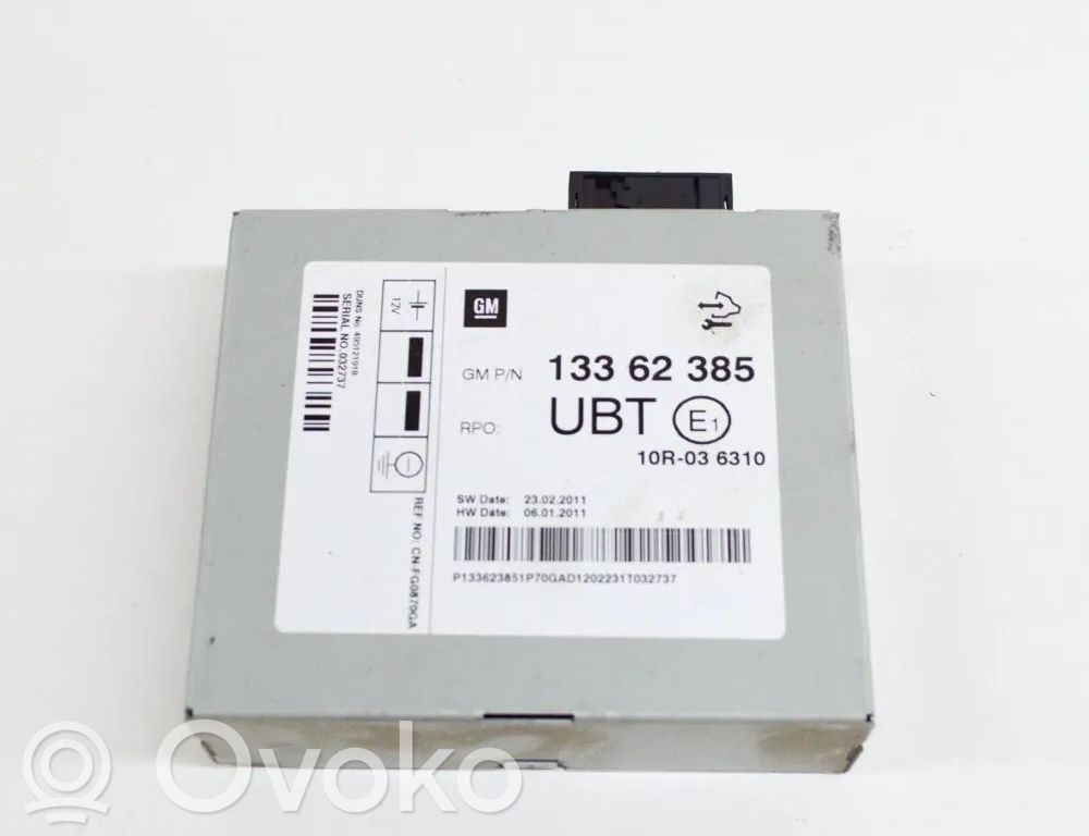 Opel Zafira C Inne wyposażenie elektryczne 