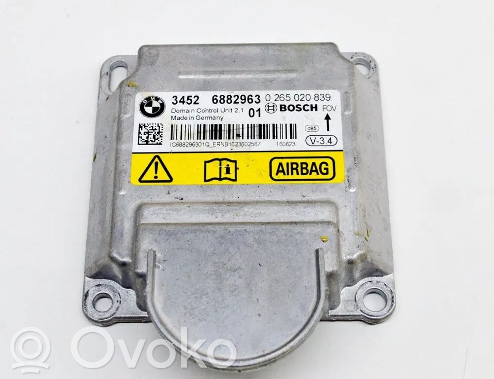 BMW 6 F12 F13 Sterownik / Moduł Airbag 