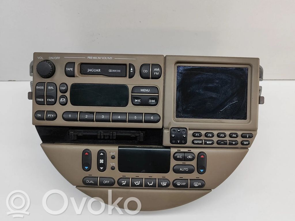 Jaguar S-Type Unidad delantera de radio/CD/DVD/GPS 