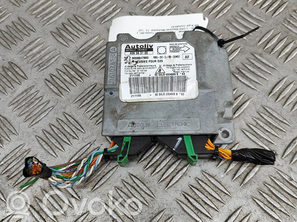 Unidad de control/módulo del Airbag   9659847880