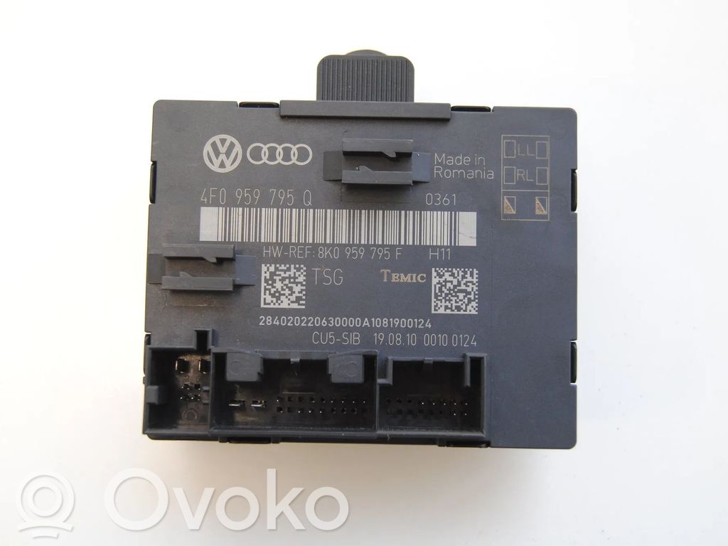 Inne wyposażenie elektryczne   4F0959795Q