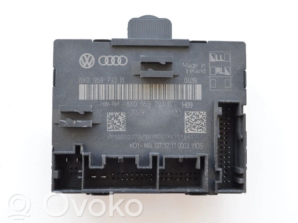 Unité de commande module de porte   8X0959793B