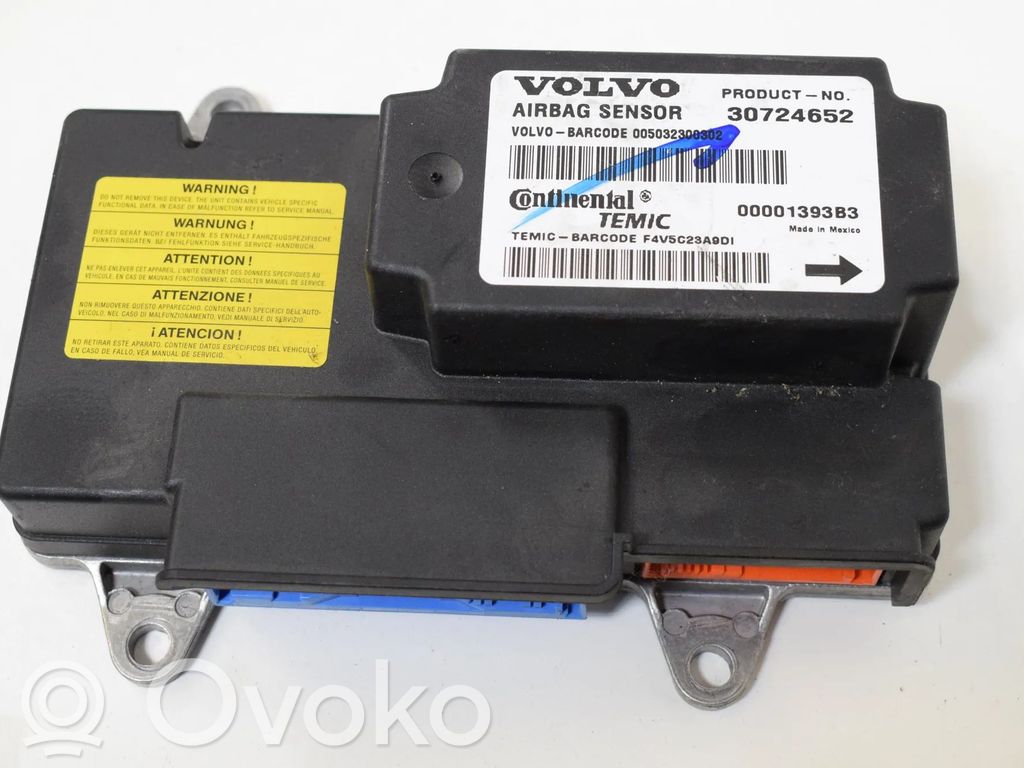 Volvo S40 Centralina/modulo airbag 