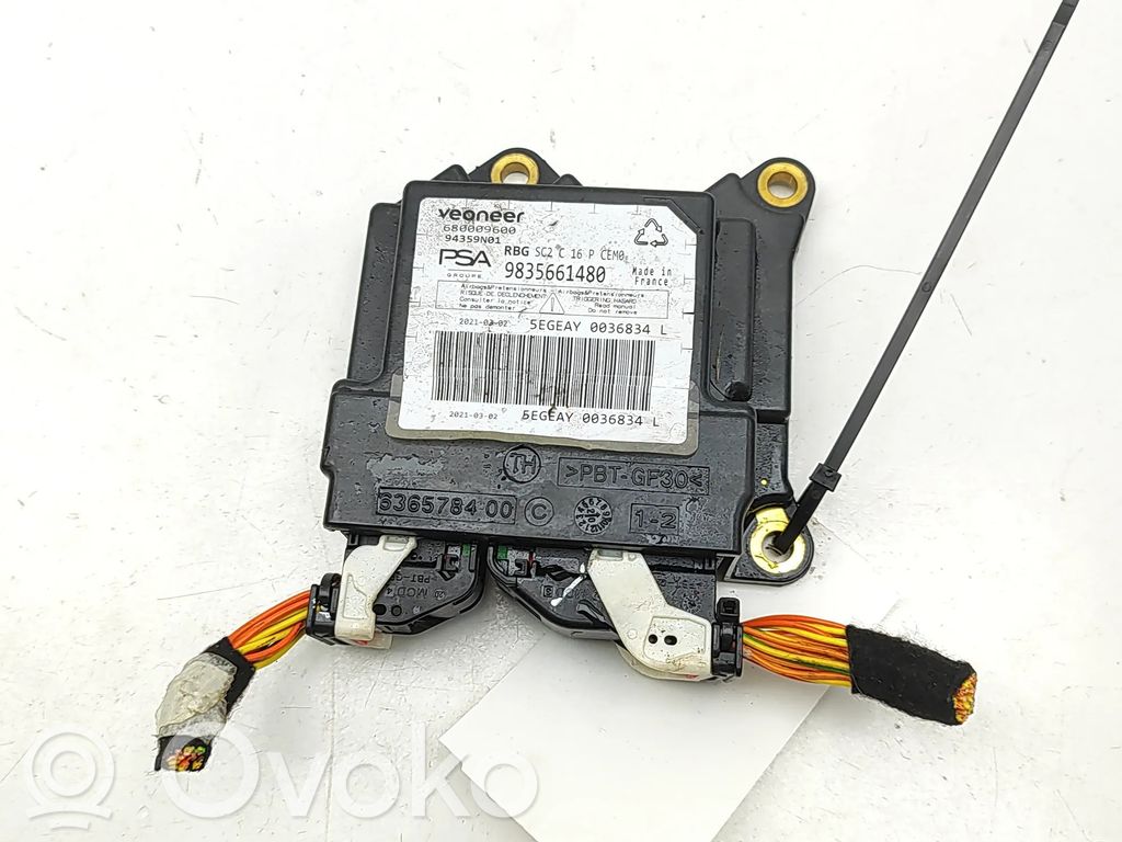 Opel Mokka B Centralina/modulo airbag