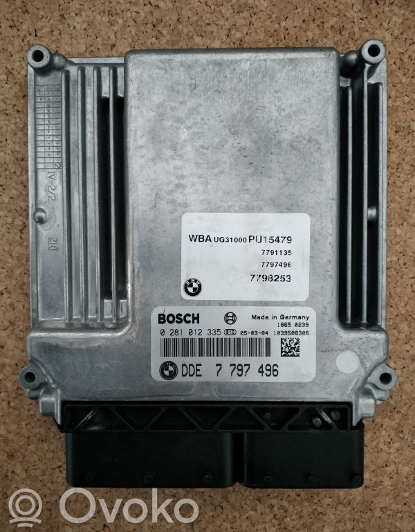 Engine control unit/module   7797496,0281012335