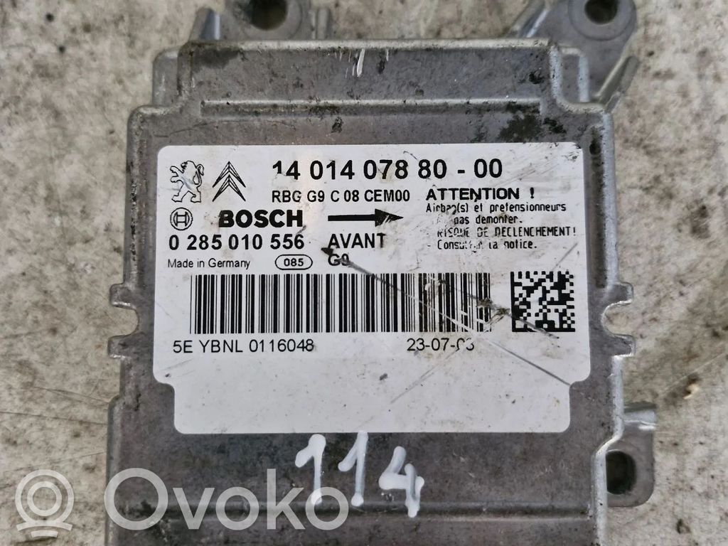 Peugeot Expert Airbag control unit/module 