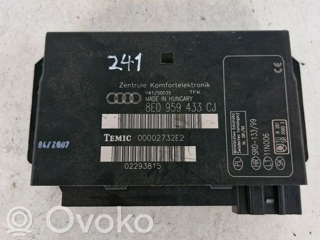 Autres unités de commande / modules   8E0959433CJ