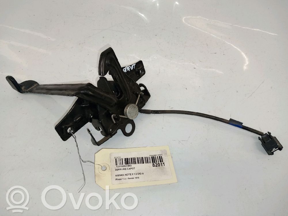 Nissan Note (E12) Dzinēja pārsega slēdzene 