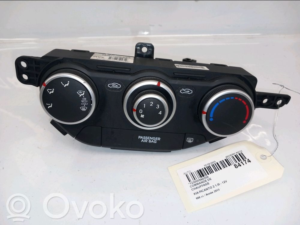 KIA Picanto Climate control unit 