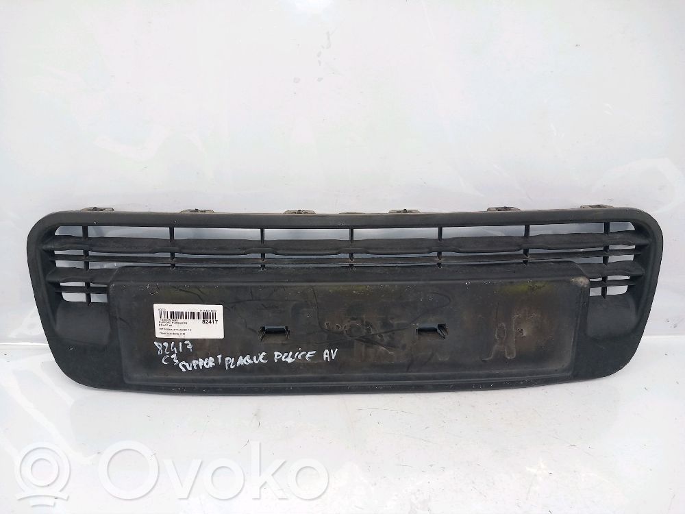 Citroen C3 Picasso Support de plaque d'immatriculation 