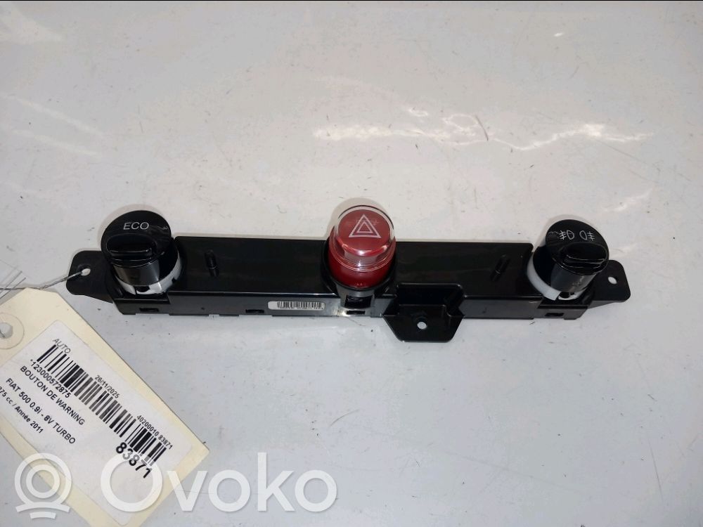 Fiat 500 Hazard light switch 