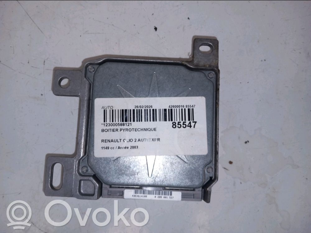 Renault Clio II Airbag control unit/module 