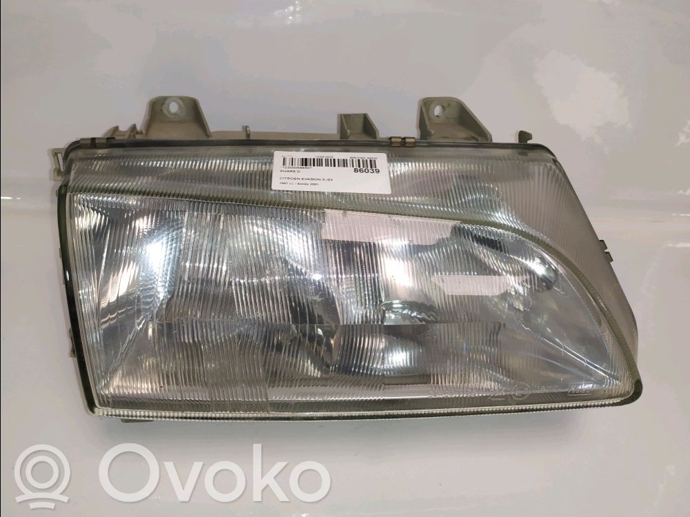 Citroen Evasion Headlight/headlamp 