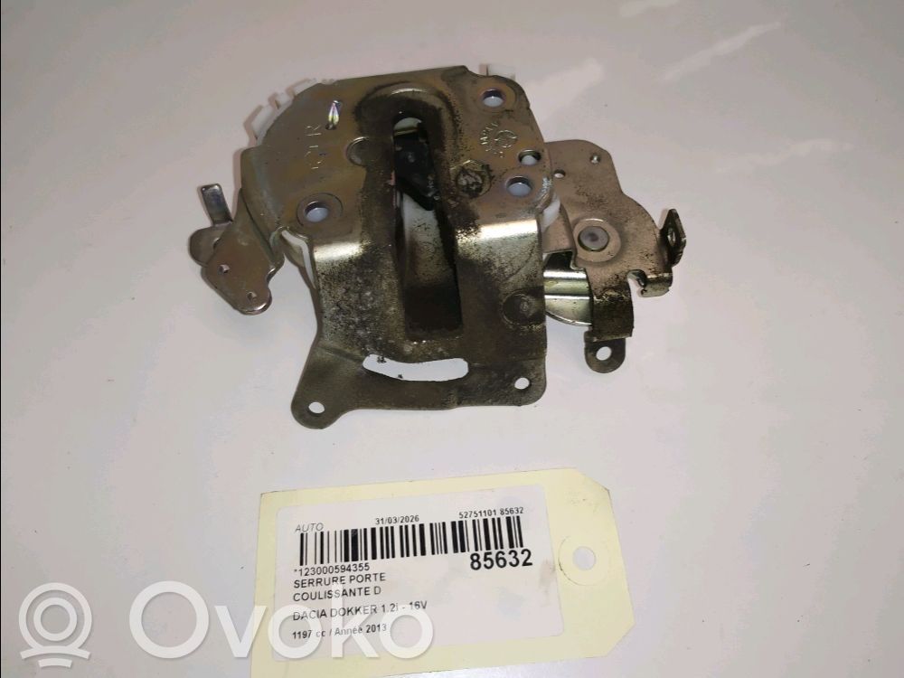 Priekšpusē slēdzene   825087319R,825087319R