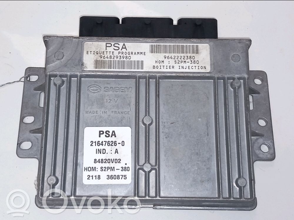 Citroen C3 Engine control unit/module 
