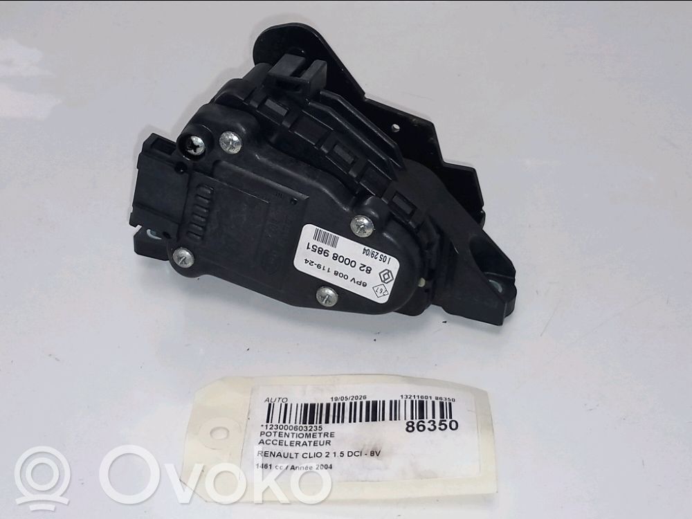 Accelerator pedal position sensor   8200699691,8200699691