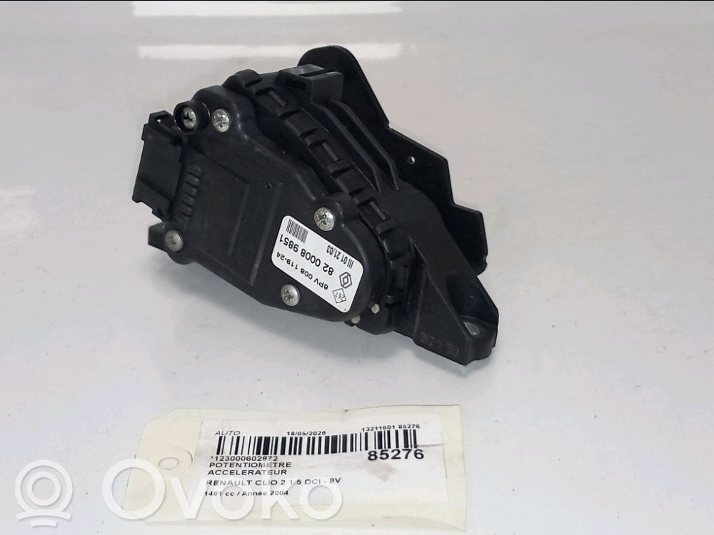 Accelerator pedal position sensor   8200699681,8200699681