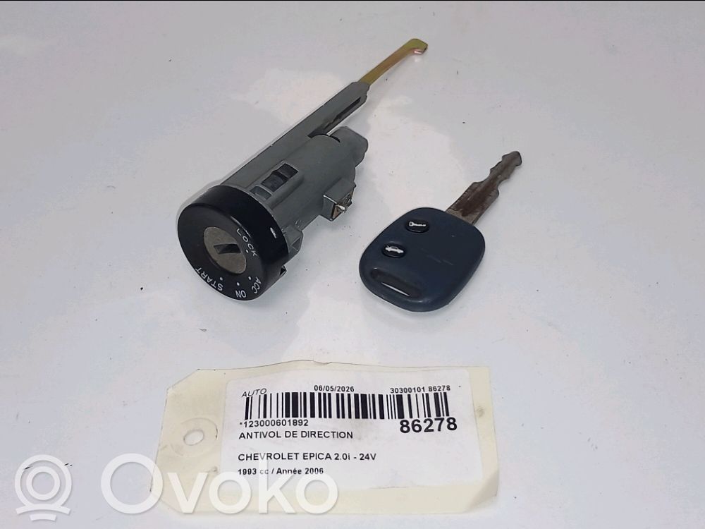 Chevrolet Epica Verrouillage du volant