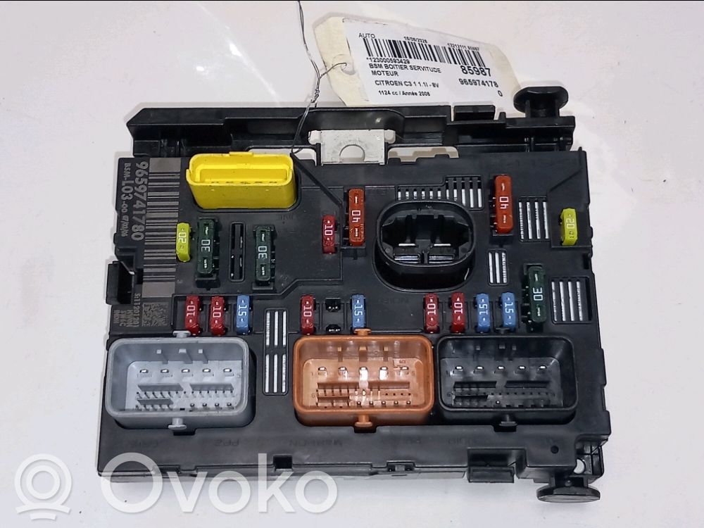 Citroen C3 Unité de commande / module d'injection 