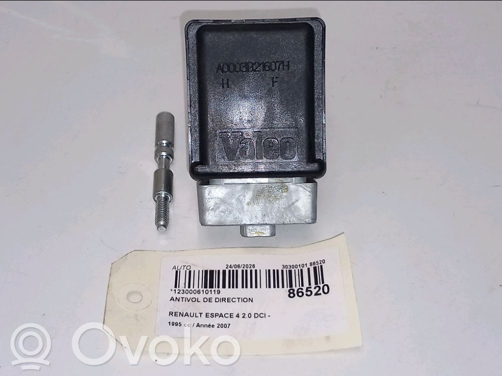 Ohjauspyörän lukitus   7701208737,7701208737