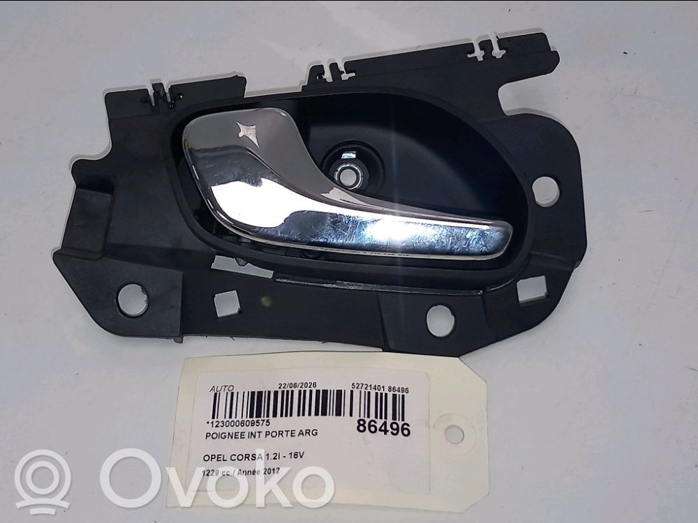 Opel Corsa D Manecilla interna puerta trasera 