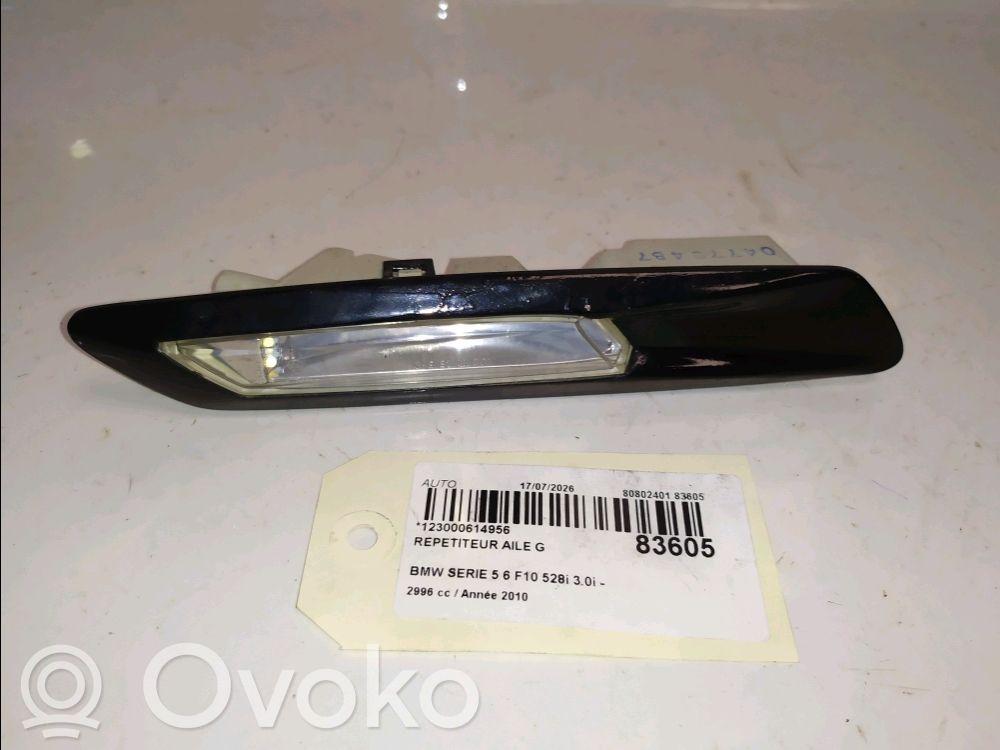 BMW 5 F10 F11 Feu clignotant répétiteur d'aile avant