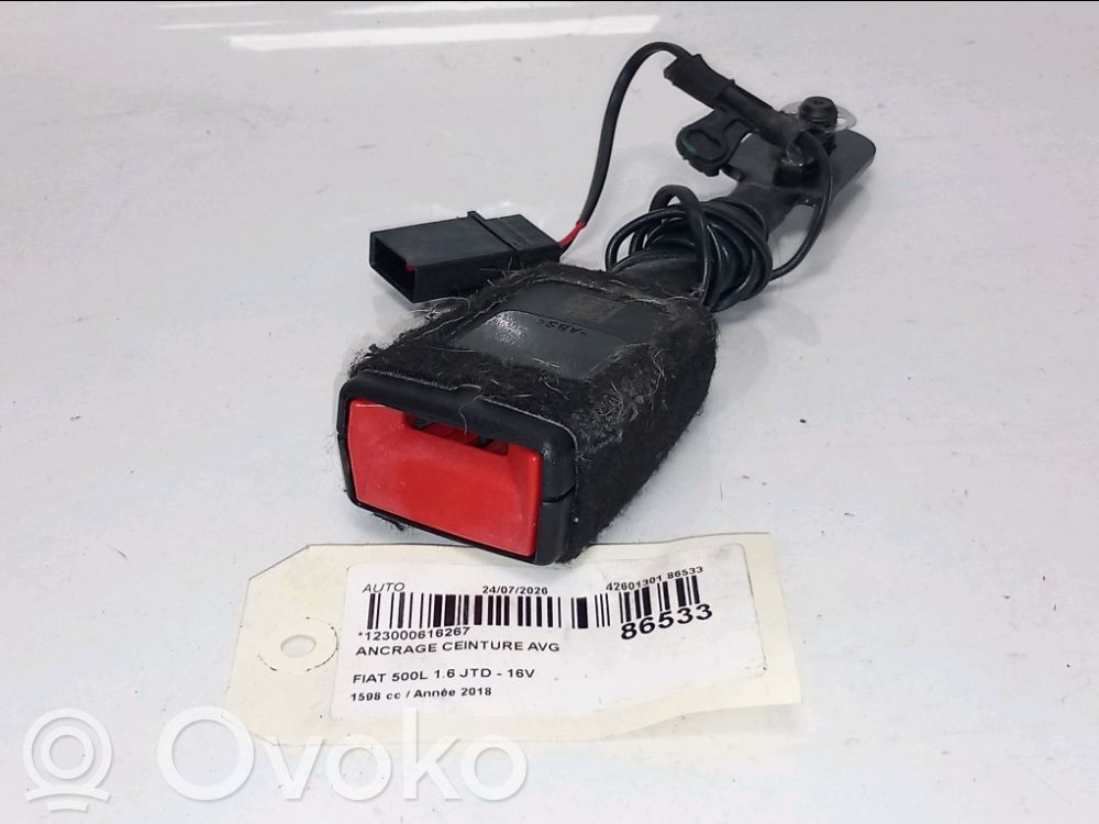 Fiat Punto (199) Boucle de ceinture de sécurité avant