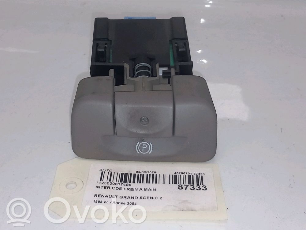Renault Scenic II -  Grand scenic II Schalter Parkbremse Handbremse Feststellbremse 