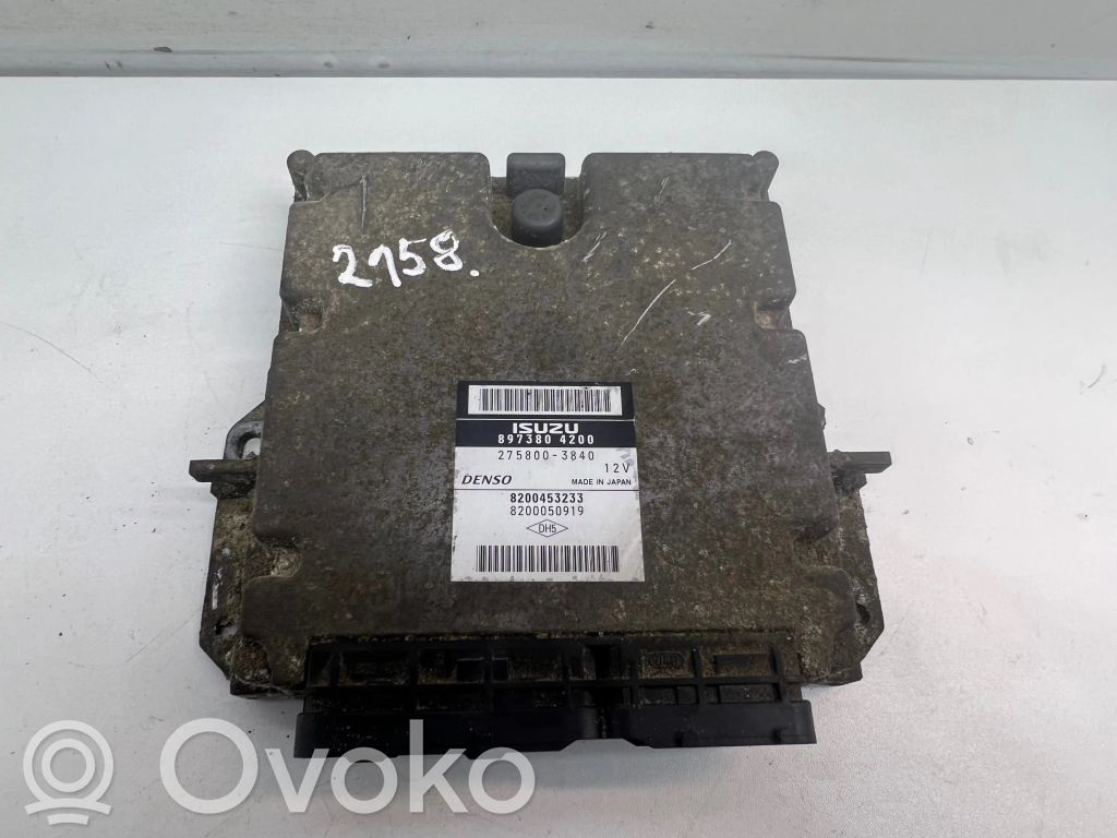 Renault Vel Satis Engine control unit/module 