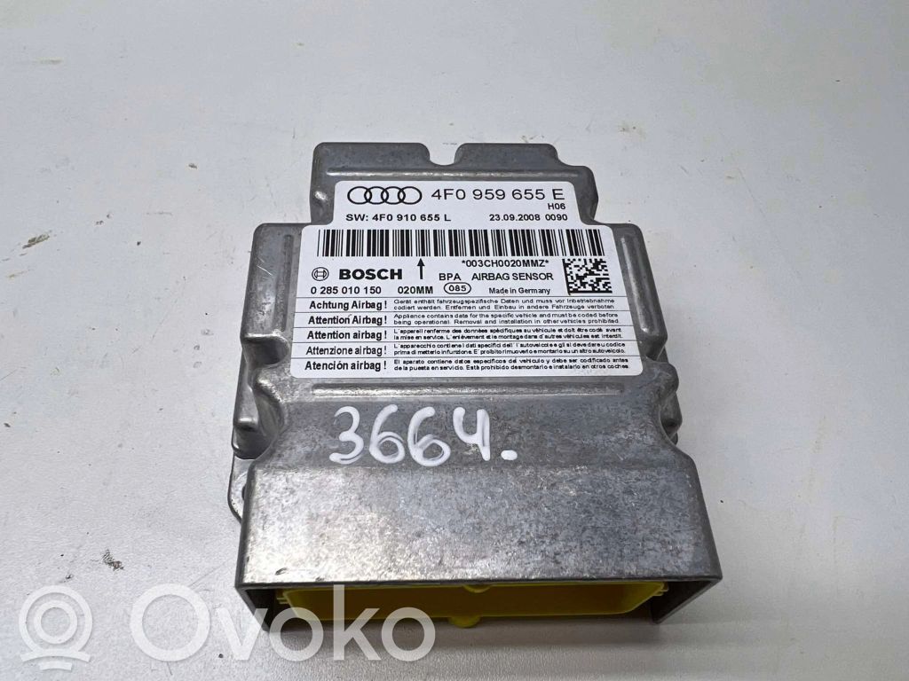 Audi A6 S6 C6 4F Unidad de control/módulo del Airbag 