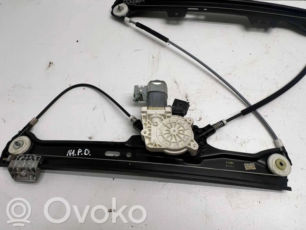 BMW 5 E60 E61 Front door window regulator with motor 