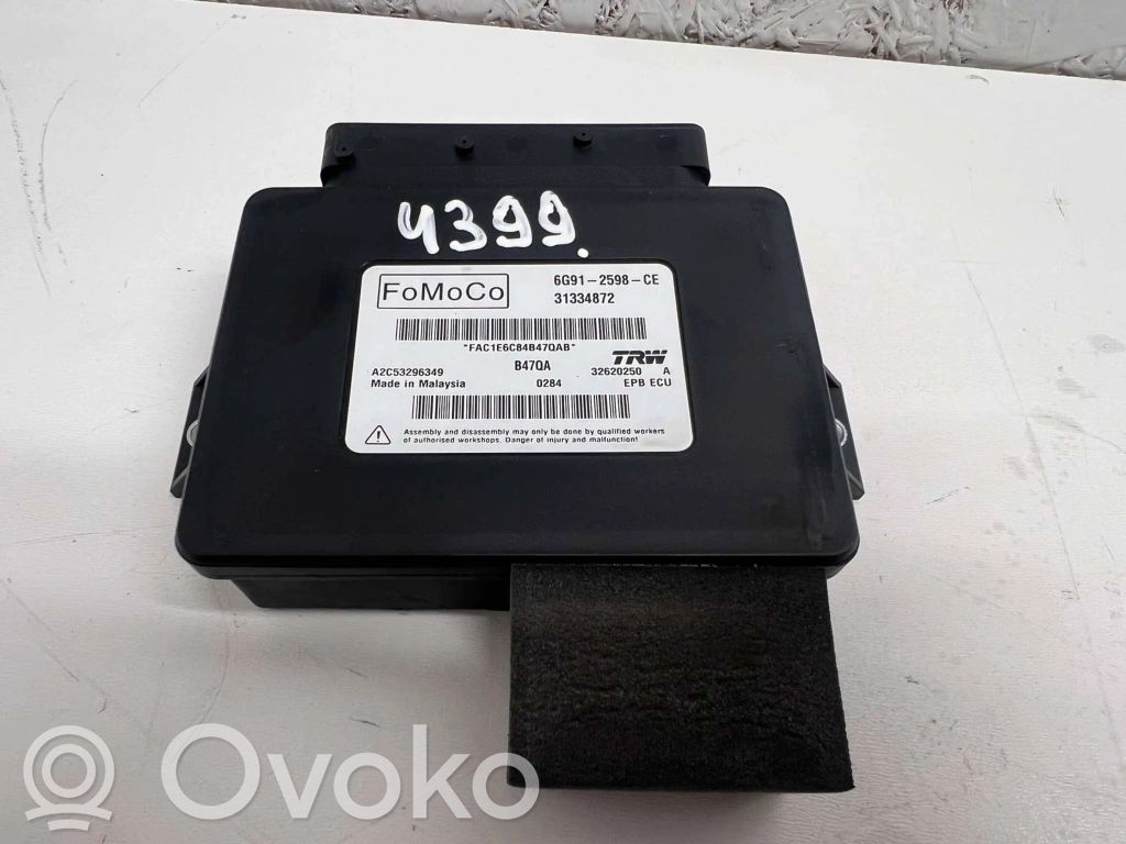 Volvo S60 Module de commande de frein à main 