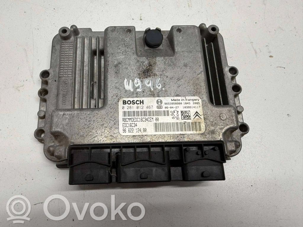 Peugeot 207 Engine control unit/module 