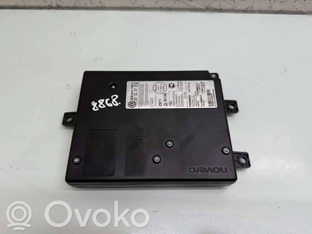 Volkswagen PASSAT B7 Bluetooth control unit module 