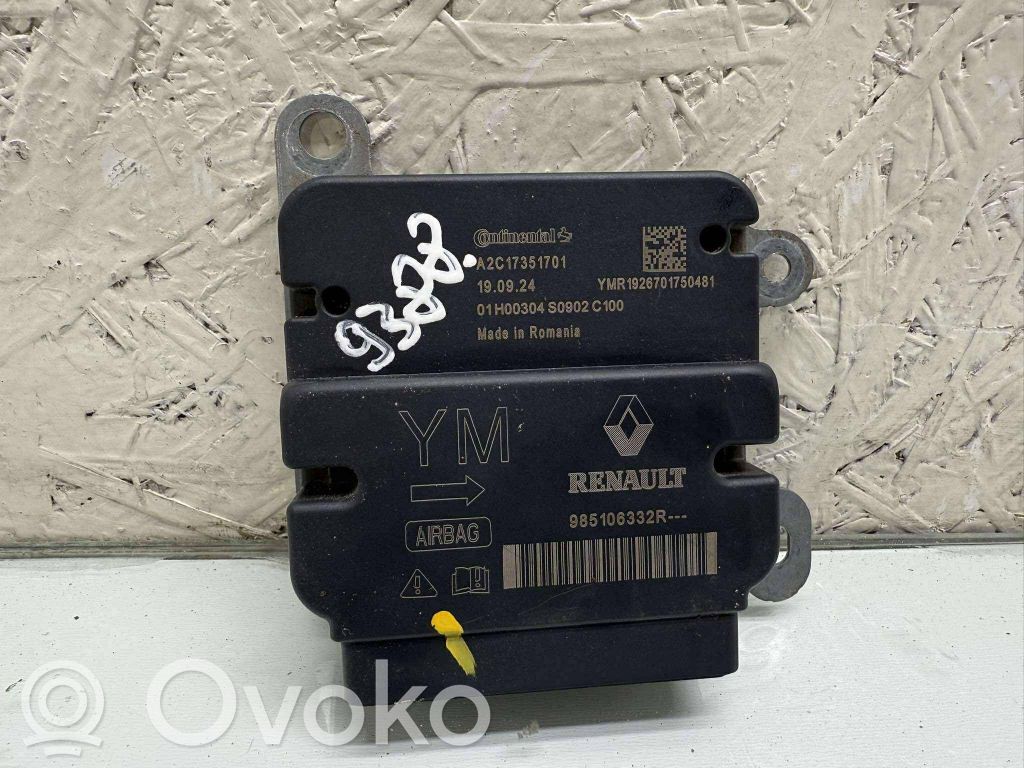Dacia Sandero II Airbag control unit/module 