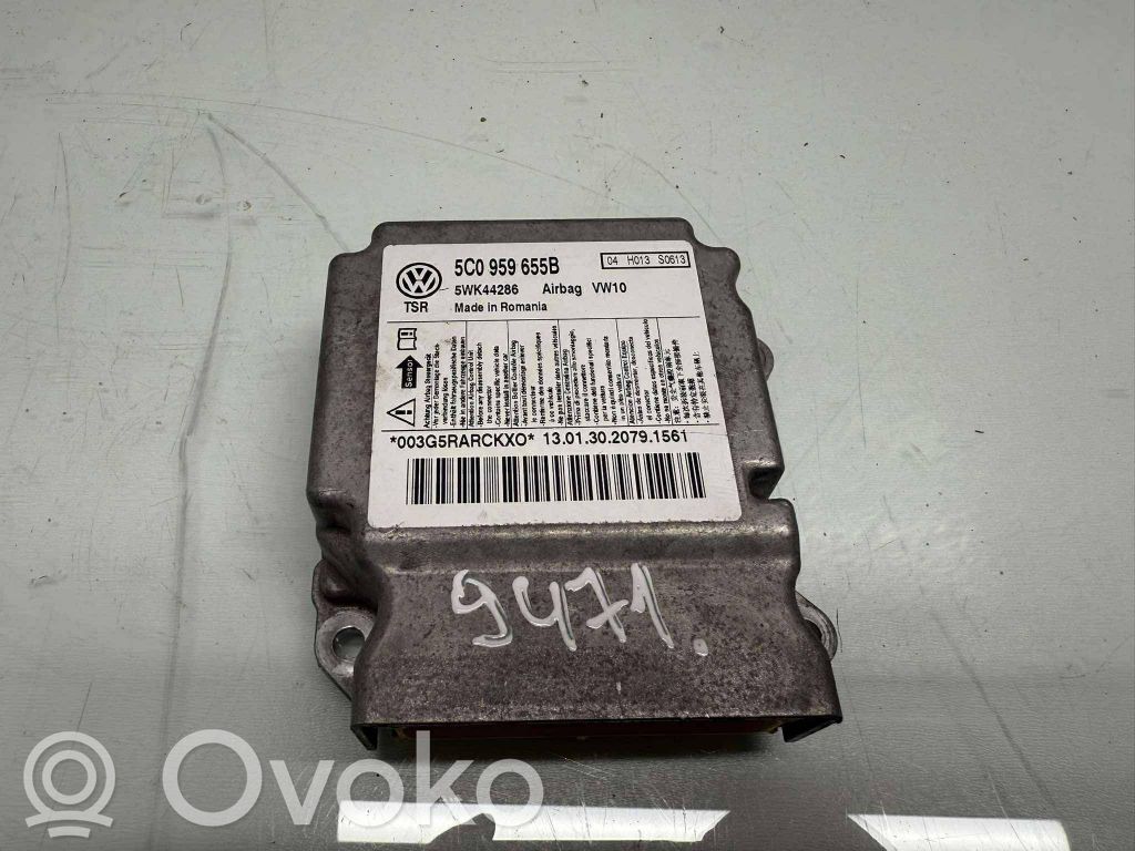 Skoda Yeti (5L) Airbag control unit/module 