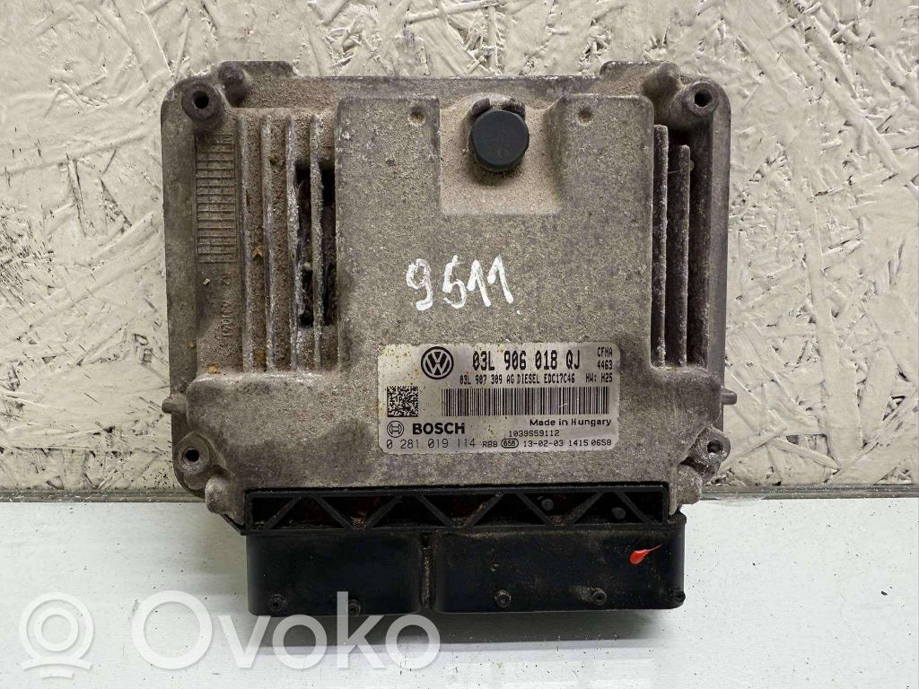 Skoda Yeti (5L) Engine control unit/module 