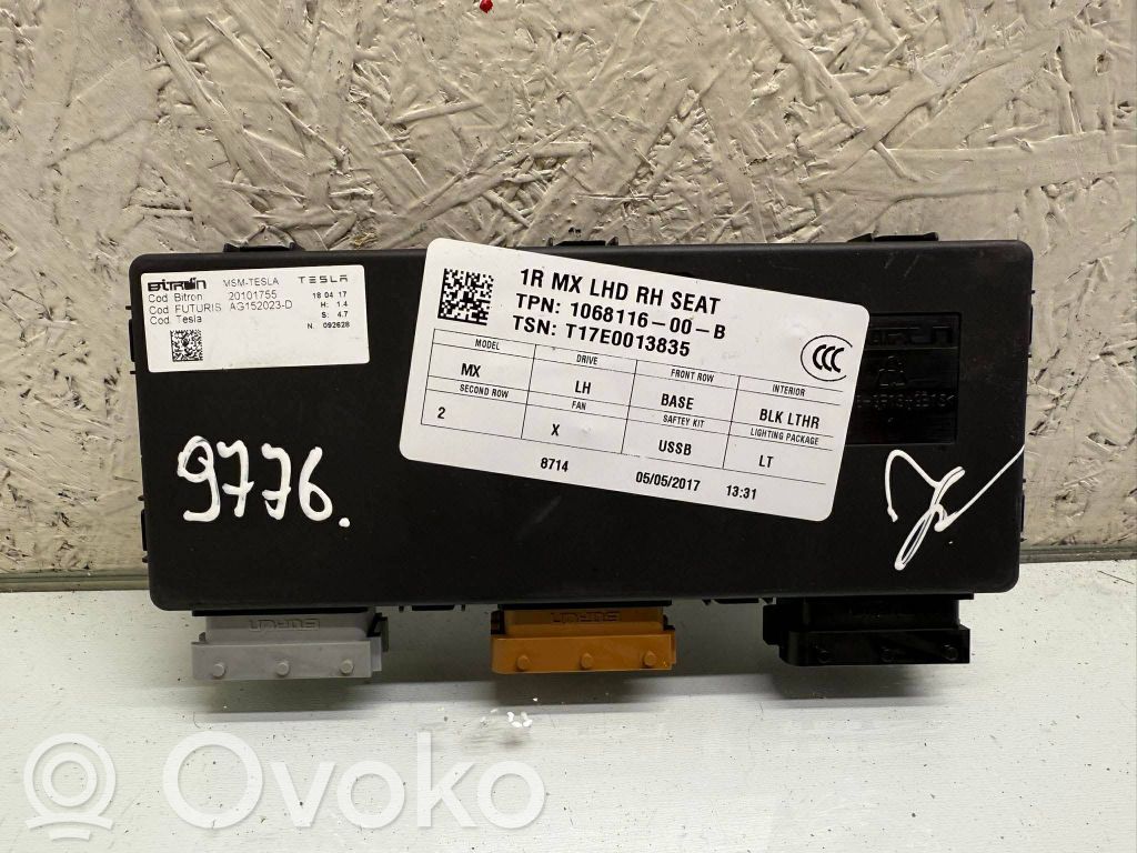 Seat control module   106811600B,20101755