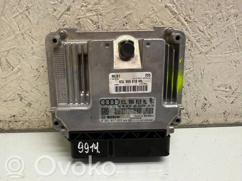 Audi Q5 SQ5 8R Engine control unit/module 