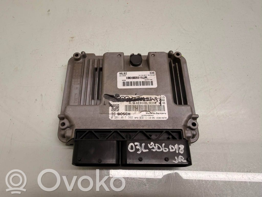 Audi A4 S4 B8 8K Engine control unit/module 