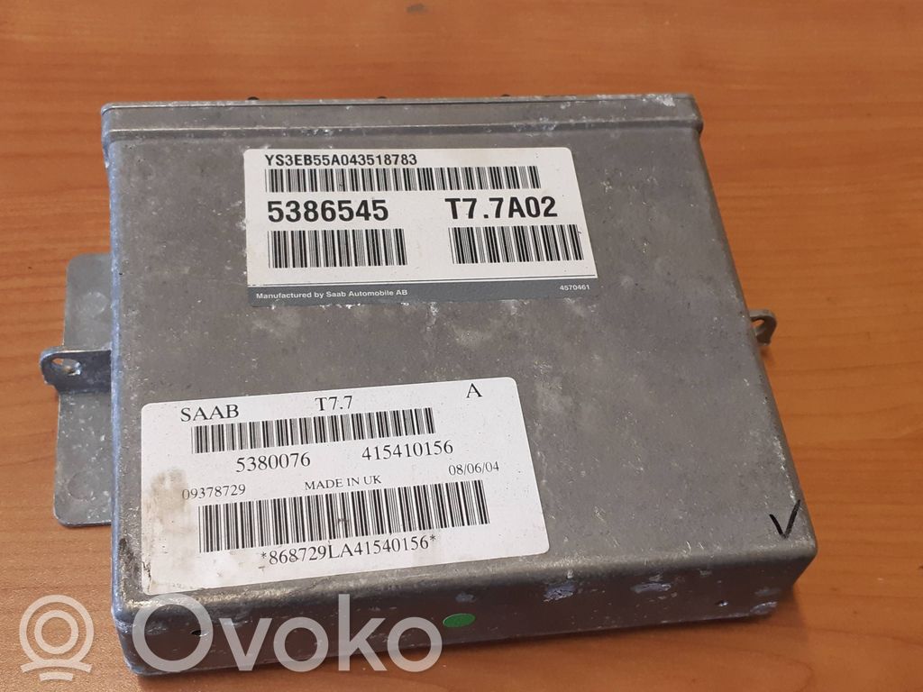 Engine control unit/module ECU   5386545,5380076,415410156