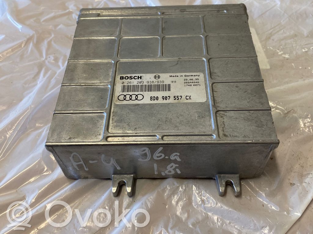 Engine control unit/module   0261203938,8D0907557CX,26SA4046