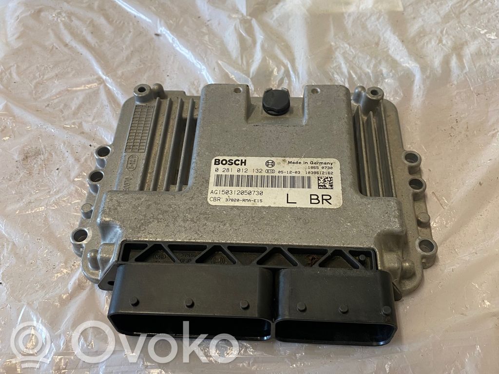 Engine control unit/module   0281012132,1039S12162,37820RMAE15