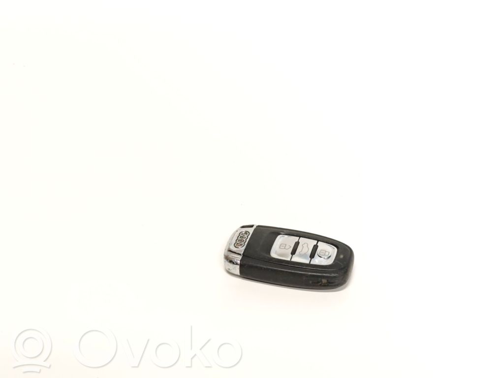 Audi A4 S4 B8 8K Ignition key/card 