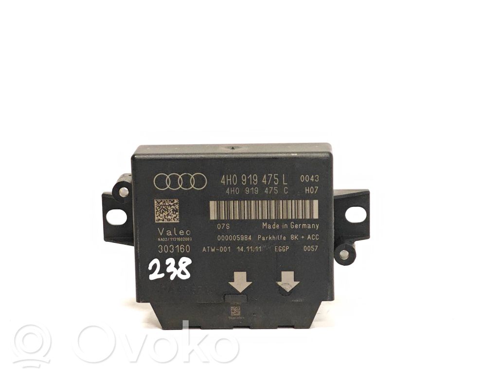 Audi A6 S6 C7 4G Parkavimo (PDC) daviklių valdymo blokas 