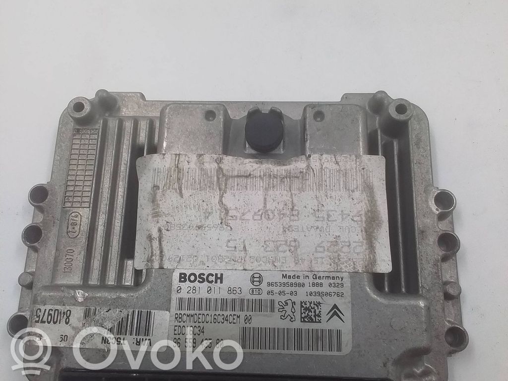 Peugeot 307 Engine control unit/module 