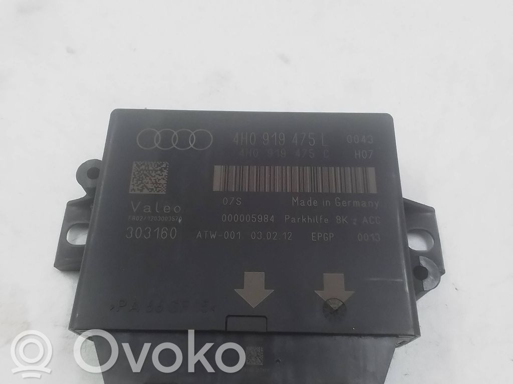 Audi A6 S6 C7 4G Parking PDC control unit/module 