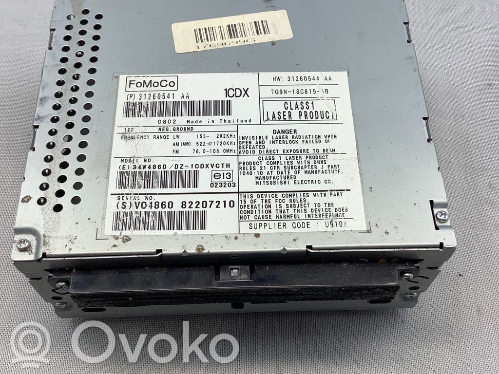 Volvo V70 Panel / Radioodtwarzacz CD/DVD/GPS 