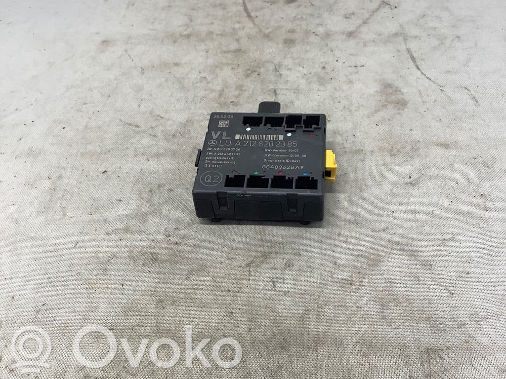 Mercedes-Benz E W212 Unidad de control/módulo del bloqueo de puertas 